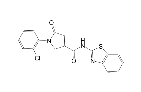 3-pyrrolidinecarboxamide, N-(2-benzothiazolyl)-1-(2-chlorophenyl)-5-oxo-
