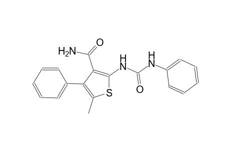 2-[(anilinocarbonyl)amino]-5-methyl-4-phenyl-3-thiophenecarboxamide