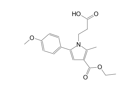 3-[3-(ethoxycarbonyl)-5-(4-methoxyphenyl)-2-methyl-1H-pyrrol-1-yl]propanoic acid