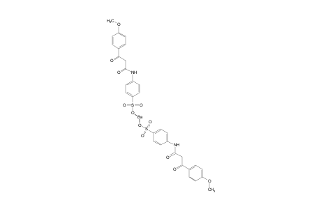 p-[2-(p-ANISOYL)ACETAMIDO]BENZENESULFONIC ACID, BARIUM SALT