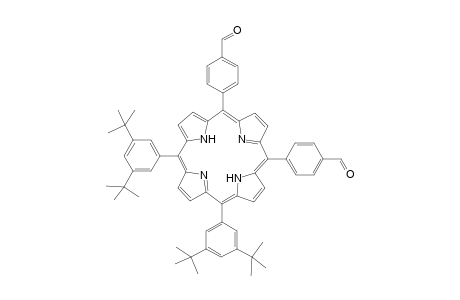 15,20-bis[3",5"-di(t-butyl)phenyl]-cis-5,10-bis(4'-formylphenyl)porphyrine