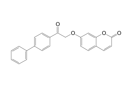 7-[2-OXO-2-(4-PHENYLPHENYL)-ETHOXY]-2-H-1-BENZOPYRAN-2-ONE