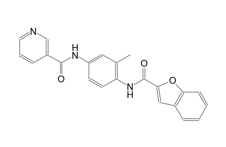 N-{4-[(1-benzofuran-2-ylcarbonyl)amino]-3-methylphenyl}nicotinamide
