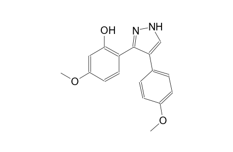 phenol, 5-methoxy-2-[4-(4-methoxyphenyl)-1H-pyrazol-3-yl]-