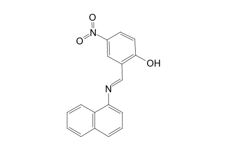 2-(naphthalen-1-yliminomethyl)-4-nitro-phenol