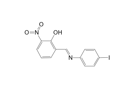 2-((E)-[(4-Iodophenyl)imino]methyl)-6-nitrophenol