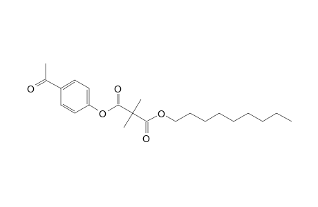 Dimethylmalonic acid, 4-acetylphenyl nonyl ester