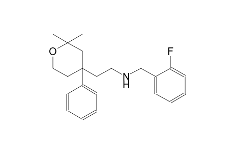 2H-pyran-4-ethanamine, N-[(2-fluorophenyl)methyl]tetrahydro-2,2-dimethyl-4-phenyl-