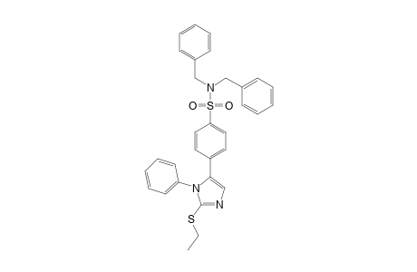 N,N-Dibenzyl-4-(2-ethylthio-1-phenylimidazol-5-yl)benzenesulfonamide