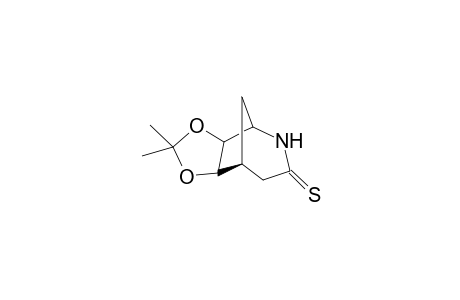 6-exo,7-exo-Isopropylidenedioxy-2-azabicyclo[3.2.1]octan-3-thione