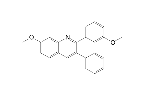 7-Methoxy-2-(3-methoxyphenyl)-3-phenylquinoline