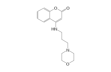 2H-1-benzopyran-2-one, 4-[[3-(4-morpholinyl)propyl]amino]-