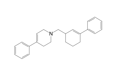 4-phenyl-1-[(3-phenyl-1-cyclohex-2-enyl)methyl]-3,6-dihydro-2H-pyridine