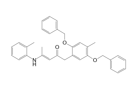 1-[2',5'-bis(Benzyloxy)-4'-methylphenyl]-4-[N-(methylphenyl)amino]-3-penten-2-one