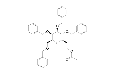 2-(2,3,4,6-TETRA-O-BENZYL-BETA-D-GALACTOPYRANOSYL)-ETHYL-ACETATE