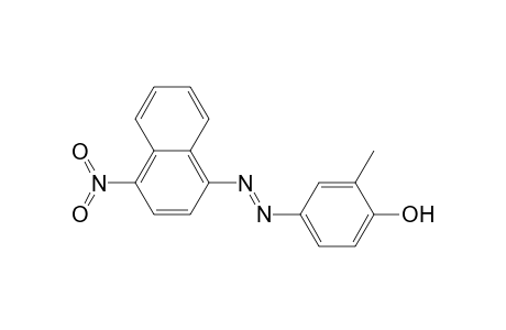 Phenol, 2-methyl-4-[(4-nitro-1-naphthalenyl)azo]-