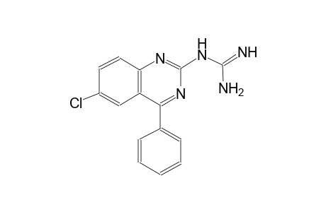 guanidine, N-(6-chloro-4-phenyl-2-quinazolinyl)-