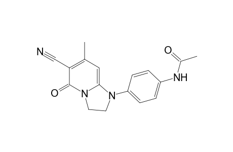 N-[4-(6-Cyano-7-methyl-5-oxo-2,3-dihydroimidazo[1,2-a]pyridin-1(5H)-yl)phenyl]acetamide