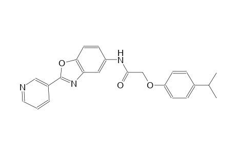 2-(4-isopropylphenoxy)-N-[2-(3-pyridinyl)-1,3-benzoxazol-5-yl]acetamide