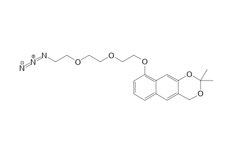 9-(2-(2-(2-azidoethoxy)ethoxy)ethoxy)-2,2-dimethyl-4H-naphtho[2,3-d][1,3]dioxine