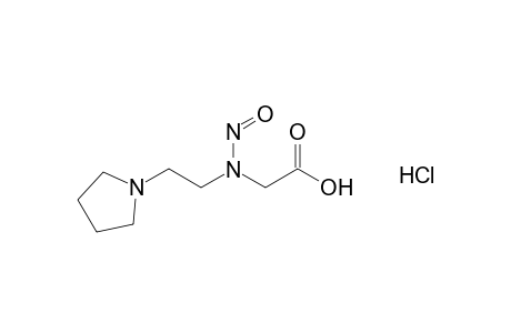 N-nitroso-N-[2-(1-pyrrolidinyl)ethyl]glycine, hydrochloride
