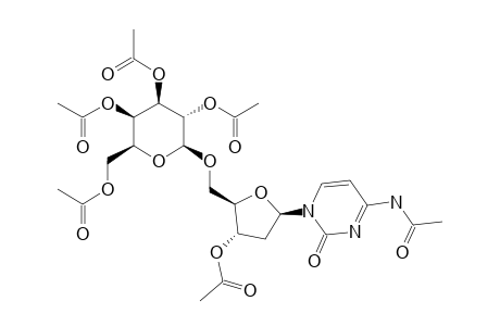 N4-ACETYL-1-[2'-DEOXY-2',3'-DI-O-ACETYL-5'-(2,3,4,6-TETRA-O-ACETYL-BETA-D-GALACTOPYRANOSYL)-BETA-D-RIBOFURANOSYL]-CYTOSINE