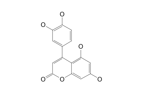 4-(3,4-dihydroxyphenyl)-5,7-dihydroxy-coumarin