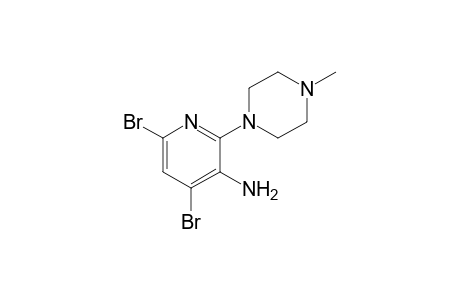 3-Amino-4,6-dibromo-2-(4'-methylpiperazin-1'-yl)pyridine