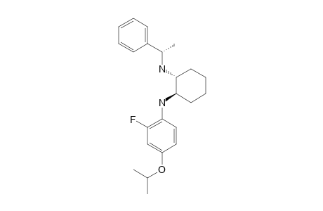 (1R,2R)-N(1)-(2-FLUORO-4-ISOPROPOXYPHENYL)-N(2)-[(S)-1-PHENYLETHYL]-CYCLOHEXANE-1,2-DIAMINE