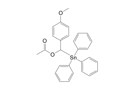 (Acetoxy)(triphenylstannyl)(p-methoxyphenyl)methane