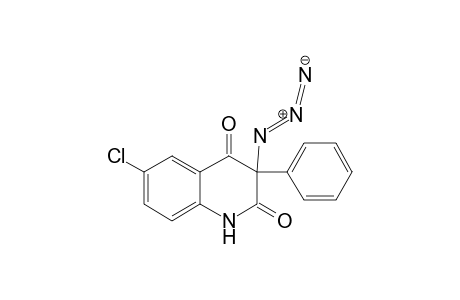 Quinoline-2,4(1H,3H)-dione, 3-azido-6-chloro-3-phenyl-