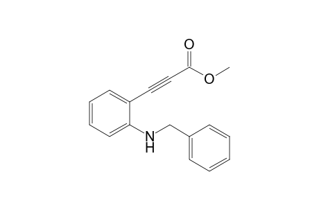 3-[2-(benzylamino)phenyl]propiolic acid methyl ester