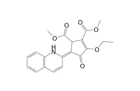Dimethyl 3-ethoxy-4-oxo-5-[2(1H)-quinolinylidene]cyclopentene-1,2-dicarboxylate