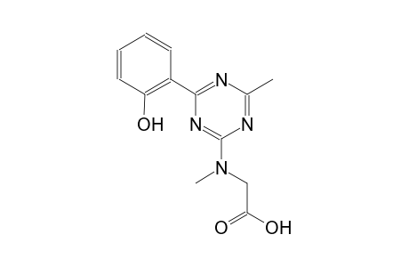 acetic acid, [[4-(2-hydroxyphenyl)-6-methyl-1,3,5-triazin-2-yl]methylamino]-