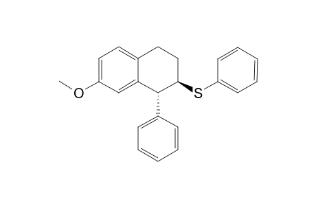 (1R,2R)-7-Methoxy-1-phenyl-2-(phenylthio)-1,2,3,4-tetrahydronaphthalene