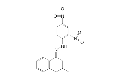 3,4-dihydro-3,8-dimethyl-1(2H)-naphthalenone, (2,4-dinitrophenyl)hydrazone