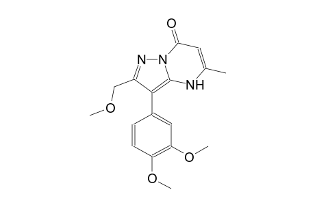pyrazolo[1,5-a]pyrimidin-7(4H)-one, 3-(3,4-dimethoxyphenyl)-2-(methoxymethyl)-5-methyl-