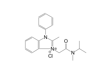 1-{2-[isopropyl(methyl)amino]-2-oxoethyl}-2-methyl-3-phenyl-3H-benzimidazol-1-ium chloride