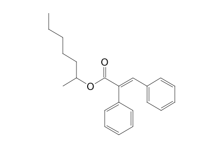 (E)-heptan-2-yl 2,3-diphenylacrylate