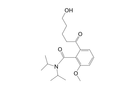 2-(5-hydroxy-1-oxopentyl)-6-methoxy-N,N-di(propan-2-yl)benzamide