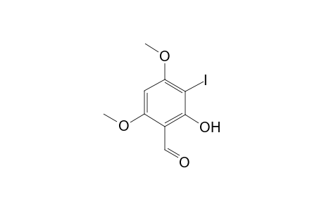 2,4-Dimethoxy-5-iodo-6-hydroxybenzaldehyde