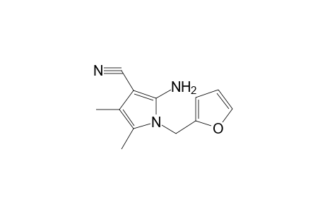 1H-Pyrrole-3-carbonitrile, 2-amino-1-(2-furanylmethyl)-4,5-dimethyl-