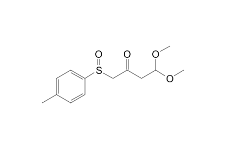 (Rs)-3-Oxo-4-(p-tolylsulfinyl)butanal dimethyl acetal