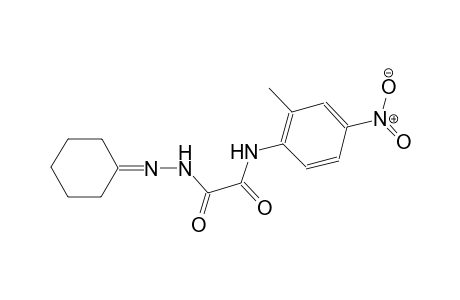 2-(2-cyclohexylidenehydrazino)-N-(2-methyl-4-nitrophenyl)-2-oxoacetamide