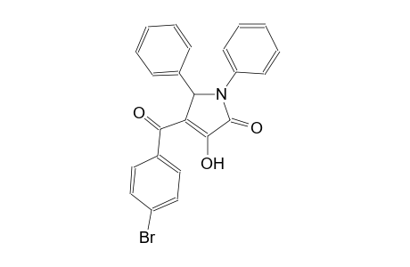4-(4-bromobenzoyl)-3-hydroxy-1,5-diphenyl-1,5-dihydro-2H-pyrrol-2-one
