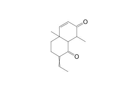 2-ethylidene-4a,8-dimethyl-3,4,8,8a-tetrahydronaphthalene-1,7-dione