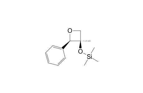 (2RS,3RS)-3-Methyl-2-phenyl-3-[(trimethylsilyl)oxy] oxetane