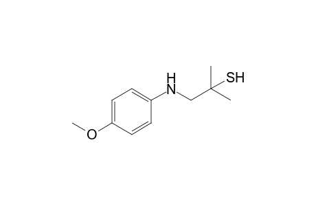 1-(4-Methoxyanilino)-2-methyl-2-propanethiol