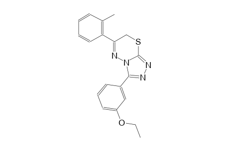 3-(3-ethoxyphenyl)-6-(2-methylphenyl)-7H-[1,2,4]triazolo[3,4-b][1,3,4]thiadiazine