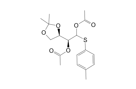 1,2-Di-O-acetyl-1-(p-tolylthio)-3,4-O-isopropylidene-D-erythritol isomer
